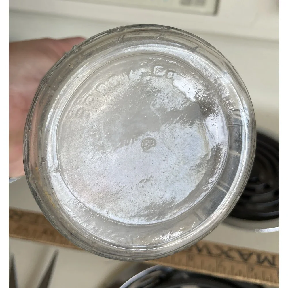 Vintage Brody Co Clear Glass Vase 9